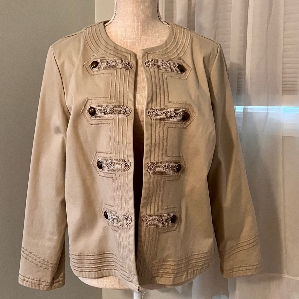 Tan detailed Chico Jacket